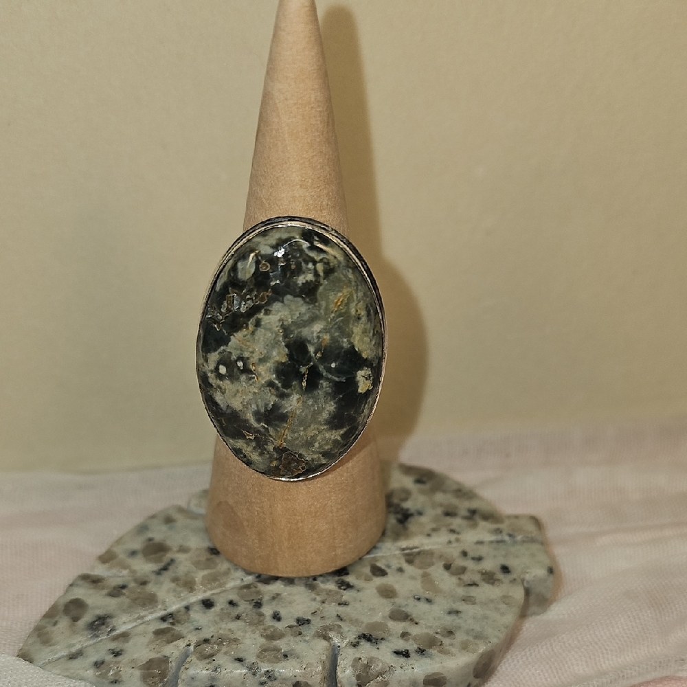 Ocean Jasper Silver 925 Ring